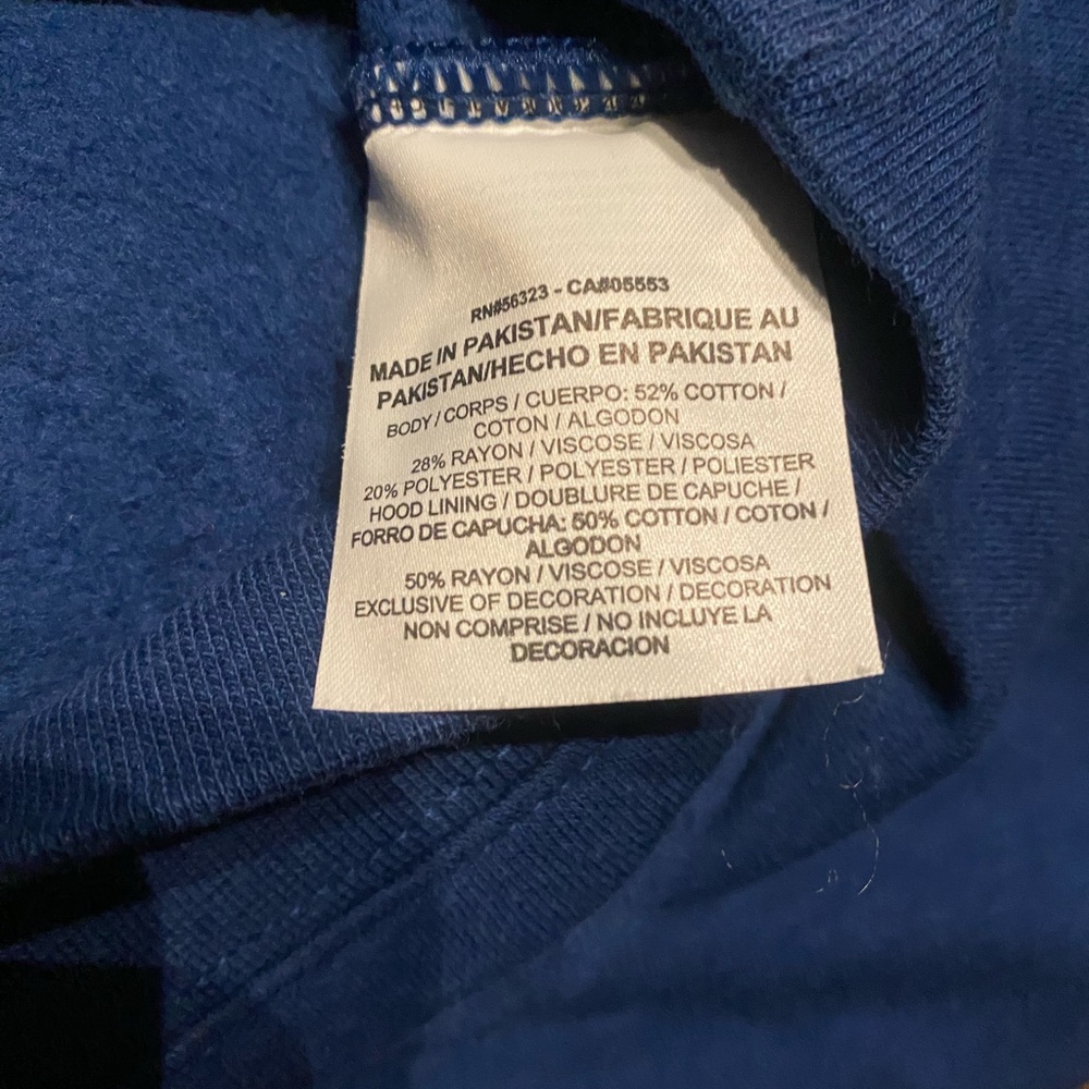 Nike Women's Blue Hoodie with Logo - Picture 5 of 5